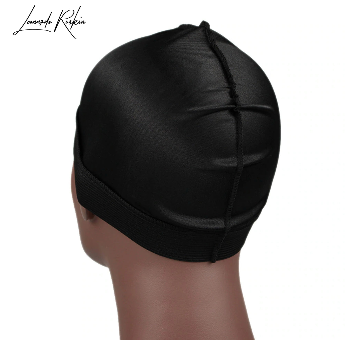 Black Silk Wave Cap